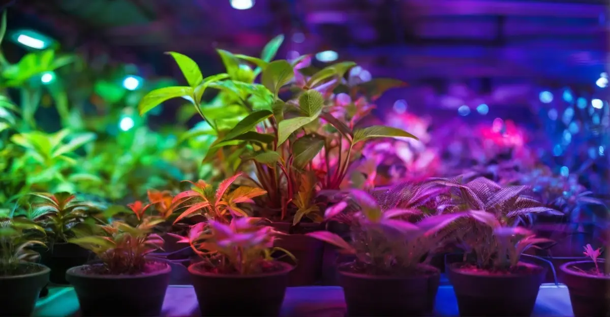 Multicolored Broad Spectrum Plant Lights Multicolored, Broad Spectrum Plant Lights